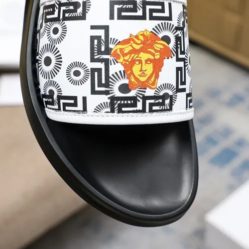 Replica Versace Slippers For Men #1434234 $45.00 USD for Wholesale