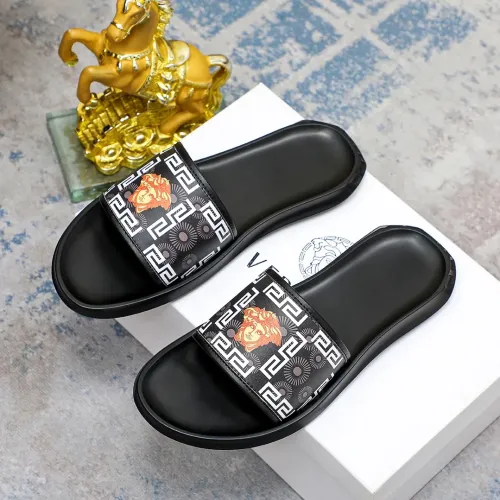 Versace Slippers For Men #1434235 $45.00 USD, Wholesale Replica Versace Slippers