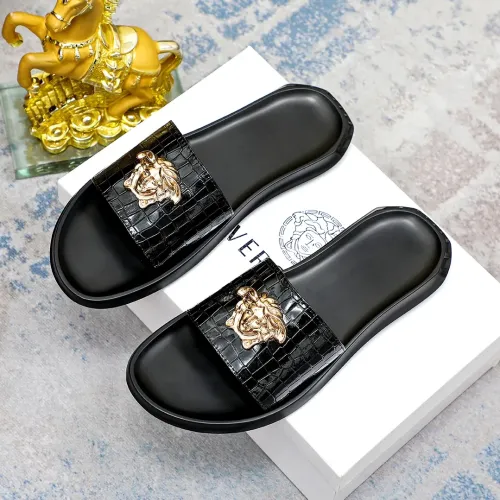 Versace Slippers For Men #1434236 $45.00 USD, Wholesale Replica Versace Slippers