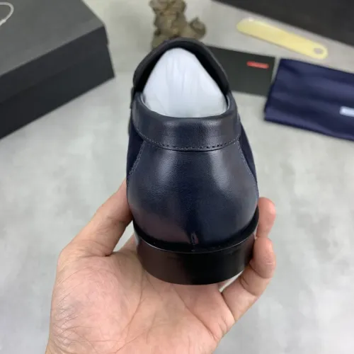 Replica Prada Leather Shoes For Men #1434248 $102.00 USD for Wholesale