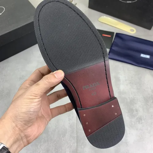 Replica Prada Leather Shoes For Men #1434248 $102.00 USD for Wholesale