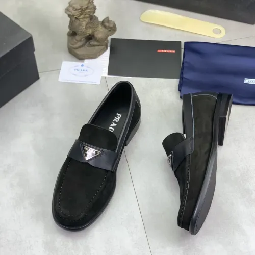 Prada Leather Shoes For Men #1434249 $102.00 USD, Wholesale Replica Prada Leather Shoes