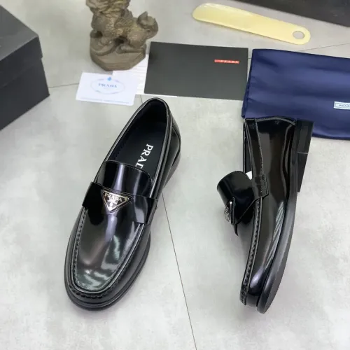 Prada Leather Shoes For Men #1434251 $102.00 USD, Wholesale Replica Prada Leather Shoes