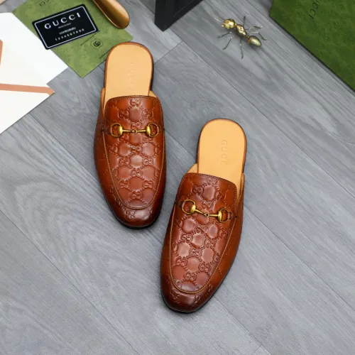 Replica Gucci Slippers For Men #1434307 $82.00 USD for Wholesale