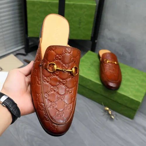 Replica Gucci Slippers For Men #1434307 $82.00 USD for Wholesale