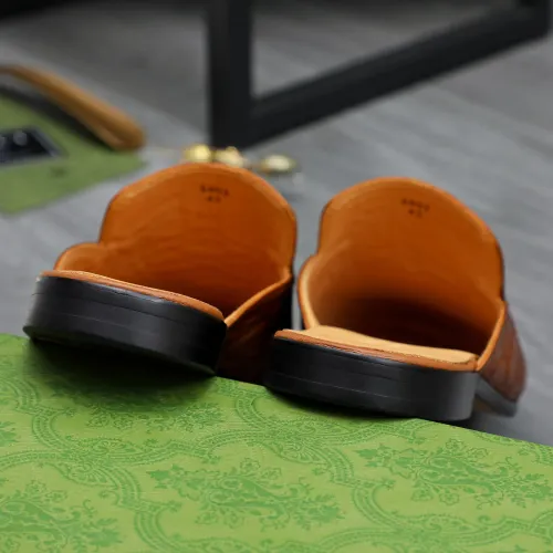 Replica Gucci Slippers For Men #1434307 $82.00 USD for Wholesale