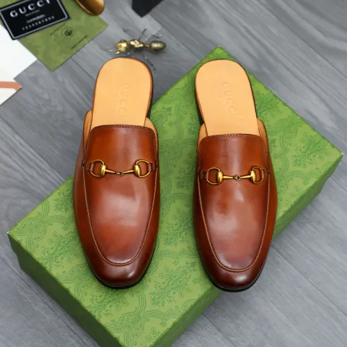 Replica Gucci Slippers For Men #1434318 $82.00 USD for Wholesale