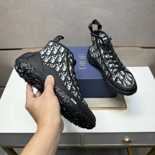 Replica Christian Dior High Top Shoes For Men #1434361 $92.00 USD for Wholesale