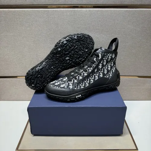 Replica Christian Dior High Top Shoes For Men #1434361 $92.00 USD for Wholesale