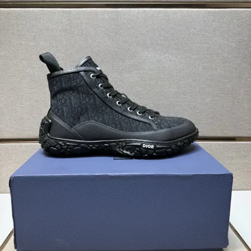 Replica Christian Dior High Top Shoes For Men #1434362 $92.00 USD for Wholesale
