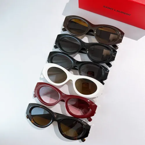 Replica Yves Saint Laurent YSL AAA Quality Sunglasses #1434382 $60.00 USD for Wholesale