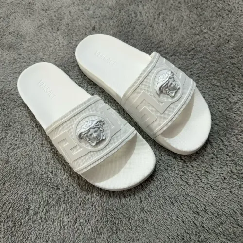 Replica Versace Slippers For Men #1434384 $52.00 USD for Wholesale