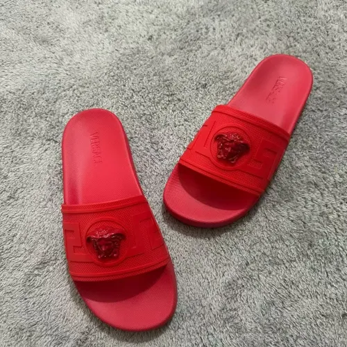 Replica Versace Slippers For Men #1434386 $52.00 USD for Wholesale
