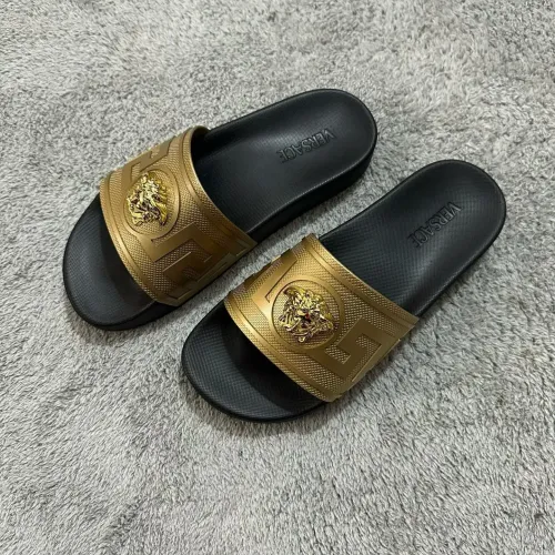 Replica Versace Slippers For Women #1434407 $52.00 USD for Wholesale