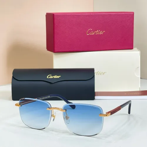 Cartier AAA Quality Sunglassess #1434432