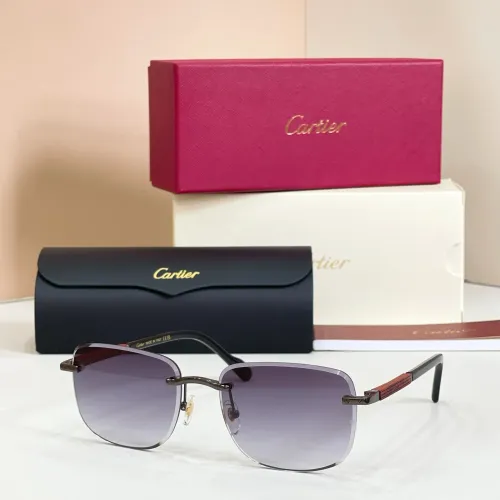 Cartier AAA Quality Sunglassess #1434433