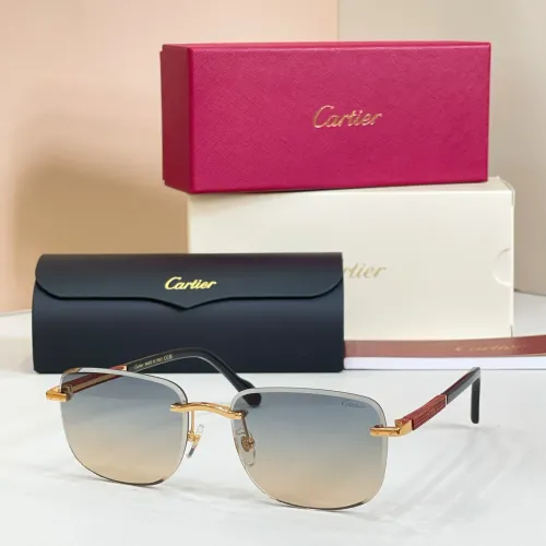 Cartier AAA Quality Sunglassess #1434435