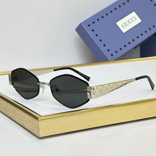 Gucci AAA Quality Sunglasses #1434505 $60.00 USD, Wholesale Replica Gucci AAA Quality Sunglasses