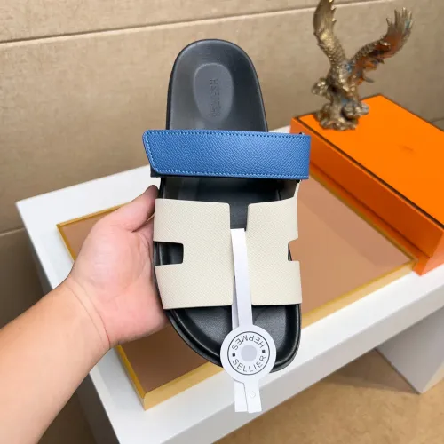 Replica Hermes Slippers For Men #1434506 $56.00 USD for Wholesale