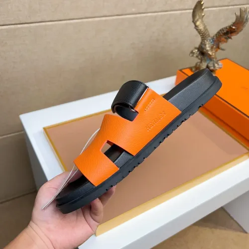 Replica Hermes Slippers For Men #1434507 $56.00 USD for Wholesale