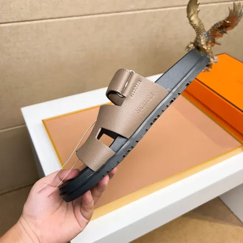 Replica Hermes Slippers For Men #1434508 $56.00 USD for Wholesale