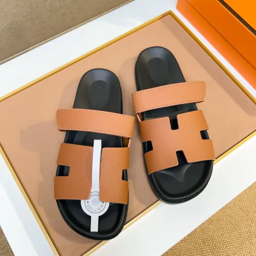 Replica Hermes Slippers For Men #1434509 $56.00 USD for Wholesale