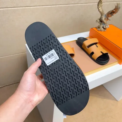 Replica Hermes Slippers For Men #1434510 $56.00 USD for Wholesale