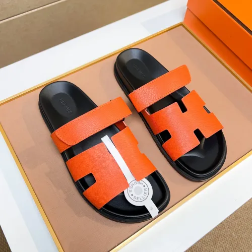 Replica Hermes Slippers For Men #1434511 $56.00 USD for Wholesale