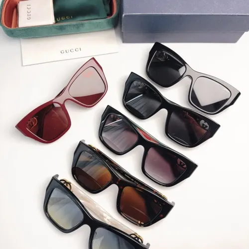 Replica Gucci AAA Quality Sunglasses #1434516 $60.00 USD for Wholesale