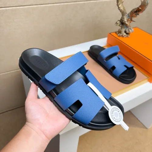 Replica Hermes Slippers For Men #1434519 $56.00 USD for Wholesale