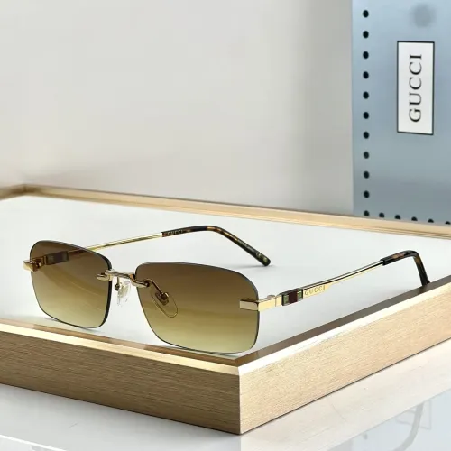 Gucci AAA Quality Sunglasses #1434523 $60.00 USD, Wholesale Replica Gucci AAA Quality Sunglasses