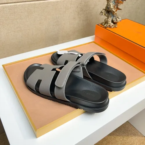 Replica Hermes Slippers For Men #1434528 $56.00 USD for Wholesale