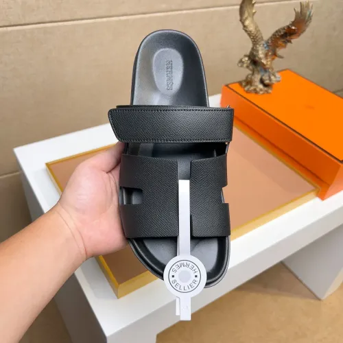 Replica Hermes Slippers For Men #1434529 $56.00 USD for Wholesale