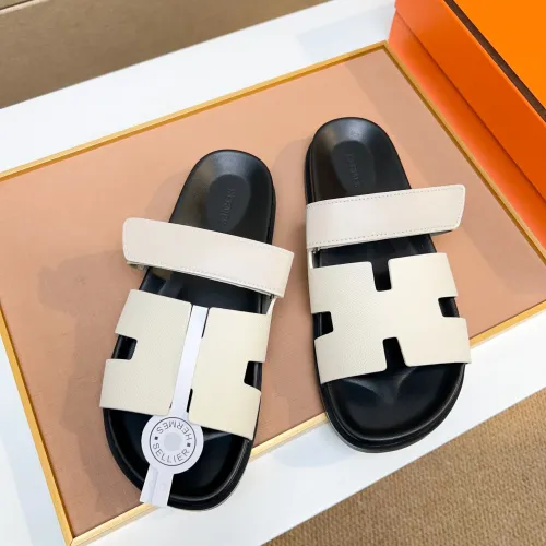 Replica Hermes Slippers For Men #1434532 $56.00 USD for Wholesale