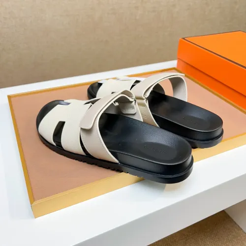Replica Hermes Slippers For Men #1434532 $56.00 USD for Wholesale
