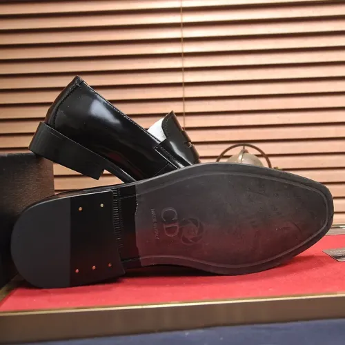 Replica Christian Dior Leather Shoes For Men #1434539 $115.00 USD for Wholesale
