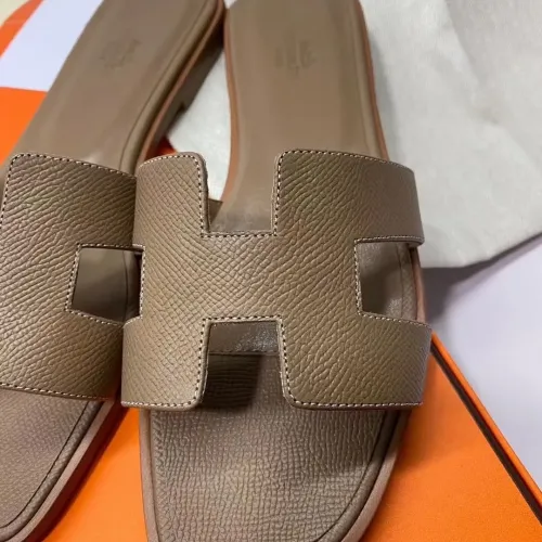 Replica Hermes Slippers For Women #1434544 $98.00 USD for Wholesale