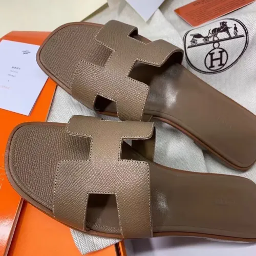 Replica Hermes Slippers For Women #1434544 $98.00 USD for Wholesale