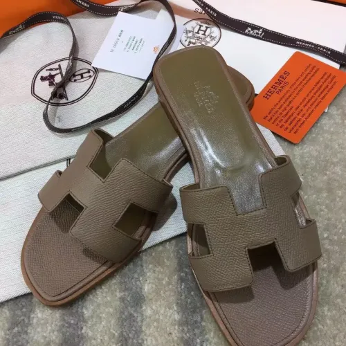 Replica Hermes Slippers For Women #1434546 $98.00 USD for Wholesale