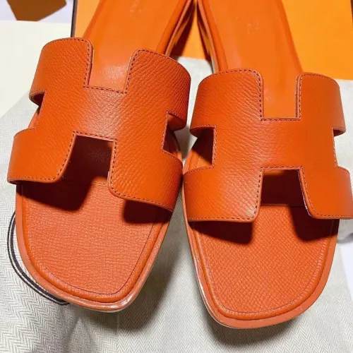 Replica Hermes Slippers For Women #1434548 $98.00 USD for Wholesale