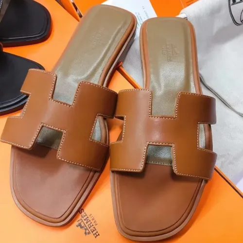 Replica Hermes Slippers For Women #1434550 $98.00 USD for Wholesale