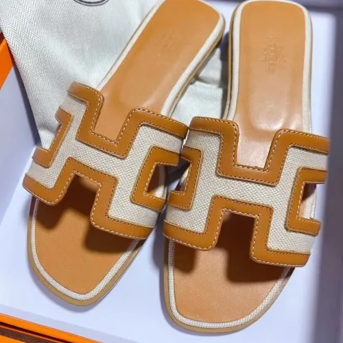 Replica Hermes Slippers For Women #1434552 $98.00 USD for Wholesale
