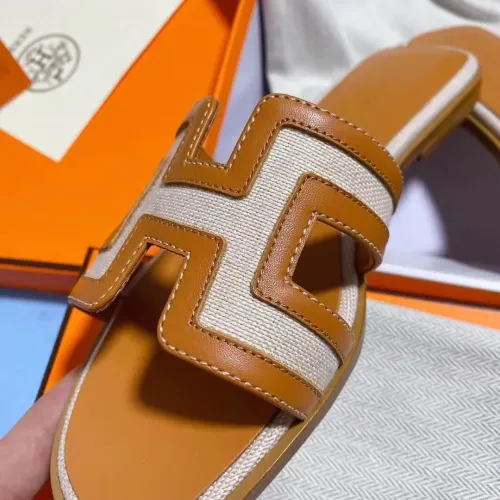 Replica Hermes Slippers For Women #1434552 $98.00 USD for Wholesale