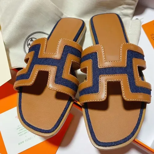 Replica Hermes Slippers For Women #1434553 $98.00 USD for Wholesale