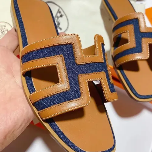 Replica Hermes Slippers For Women #1434553 $98.00 USD for Wholesale