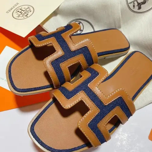 Replica Hermes Slippers For Women #1434553 $98.00 USD for Wholesale