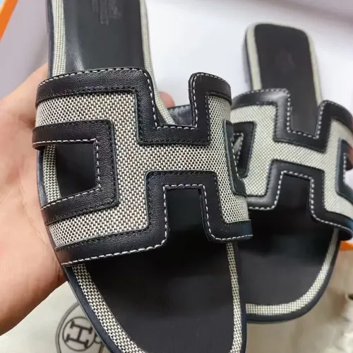 Replica Hermes Slippers For Women #1434554 $98.00 USD for Wholesale