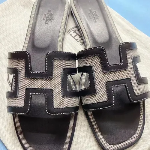 Replica Hermes Slippers For Women #1434554 $98.00 USD for Wholesale
