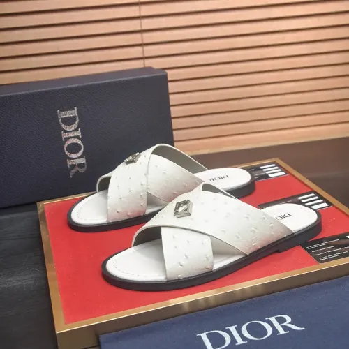 Christian Dior Slippers For Men #1434555 $52.00 USD, Wholesale Replica Christian Dior Slippers