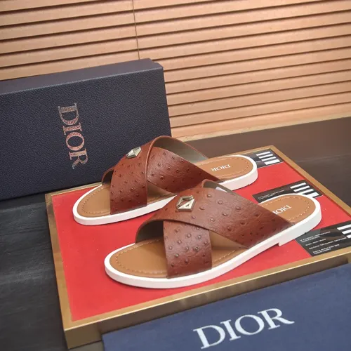 Christian Dior Slippers For Men #1434556 $52.00 USD, Wholesale Replica Christian Dior Slippers